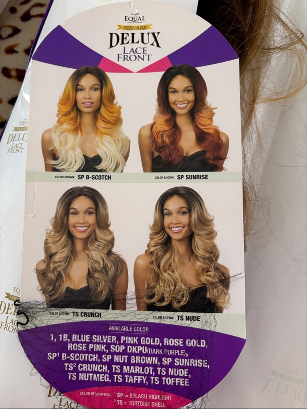 Delux Lace Front Wig — Blonde Ombre Style (Delux)